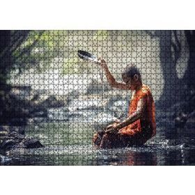 Cakapuzzle Buddhist Çocuk 120 Parça Ahşap Puzzle