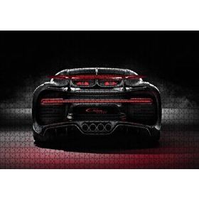 Cakapuzzle Bugatti Chiron Divo Arka Görünüş Mdf 1000 Parça Puzzle