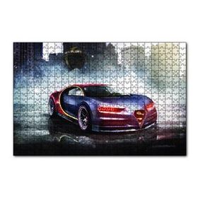 Cakapuzzle Bugatti Chiron Otomobil 120 Parça Ahşap Puzzle