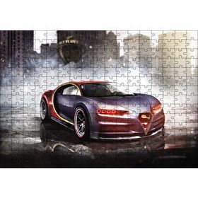 Cakapuzzle Bugatti Chiron Otomobil 120 Parça Ahşap Puzzle