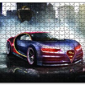 Cakapuzzle Bugatti Chiron Otomobil Ahşap 500 Parça Puzzle