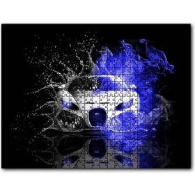 Cakapuzzle Bugatti Su Damlaları ve Mavi Dumanlar Mdf 255 Parça Puzzle
