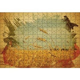 Cakapuzzle Buğday Başaklar 120 Parça Ahşap Puzzle
