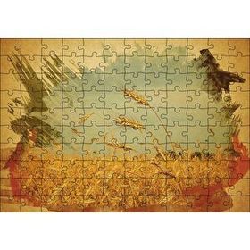Cakapuzzle Buğday Başaklar 120 Parça Ahşap Puzzle