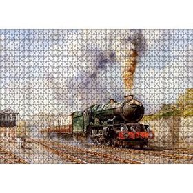Cakapuzzle Buharlı Tren Yağlıboya Çizim Mdf 1000 Parça Puzzle