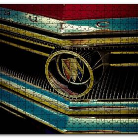 Cakapuzzle Buick Logo ve Ön Panjur Detay Mdf 120 Parça Puzzle