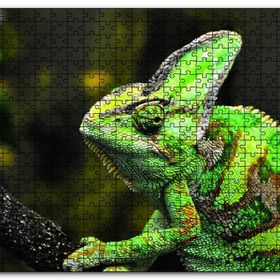 Cakapuzzle Bukelemun Yeşil Ahşap 500 Parça Puzzle
