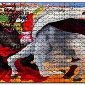 Cakapuzzle Bullfight Death Of The Toreador 1933 By Picasso Mdf 255 Parça Puzzle