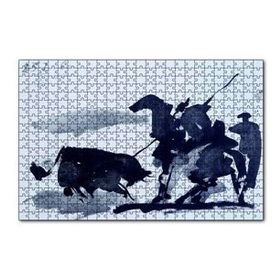 Cakapuzzle Bullfight Scene 1960 by Pablo Picasso 120 Parça Ahşap Puzzle