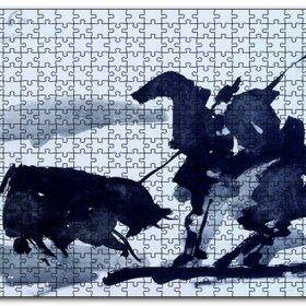 Cakapuzzle Bullfight Scene 1960 By Pablo Picasso Mdf 500 Parça Puzzle