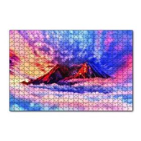 Cakapuzzle Bulutlar Arasındaki Dağ 120 Parça Ahşap Puzzle