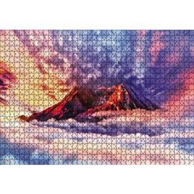 Cakapuzzle Bulutlar Arasındaki Dağ 120 Parça Ahşap Puzzle