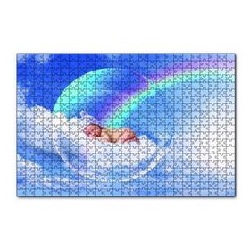 Cakapuzzle Bulutlarda Baloncuk İçindeki Bebek 120 Parça Ahşap Puzzle