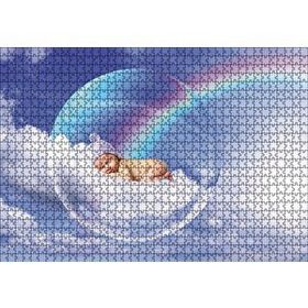 Cakapuzzle Bulutlarda Baloncuk İçindeki Bebek 120 Parça Ahşap Puzzle