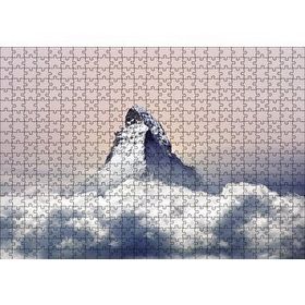 Cakapuzzle Bulutların Üstündeki Dağ Zirvesi 120 Parça Ahşap Puzzle