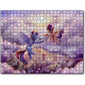 Cakapuzzle Bulutların Üzerinde İki Midilli Şehrin Üstünde Mdf 1000 Parça Puzzle