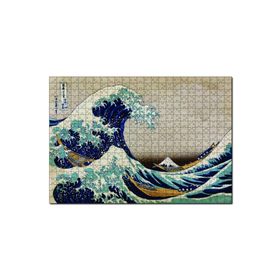 Cakapuzzle Buyuk Dalga Katsushika Hokusai Ahşap 1000 Parça Puzzle