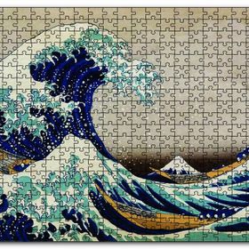 Cakapuzzle Buyuk Dalga Katsushika Hokusai Ahşap 255 Parça Puzzle