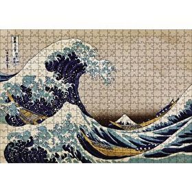 Cakapuzzle Buyuk Dalga Katsushika Hokusai Ahşap 500 Parça Puzzle