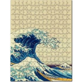 Cakapuzzle Büyük Dalgalar Japon Sanat Görsel Mdf 255 Parça Puzzle