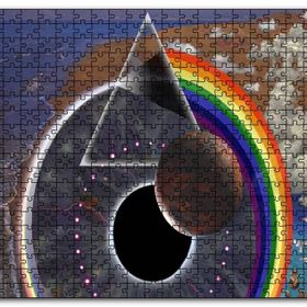 Cakapuzzle Büyük Göz ve Sürreal Objeler Mdf 1000 Parça Puzzle