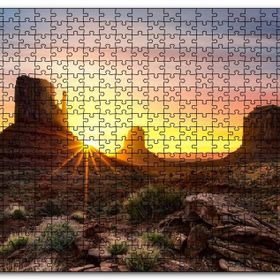 Cakapuzzle Büyük Kanyonda Günbatımı Mdf 1000 Parça Puzzle