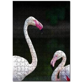 Cakapuzzle Büyük Küçük Filamingolar Görseli Mdf 1000 Parça Puzzle