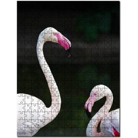 Cakapuzzle Büyük Küçük Filamingolar Görseli Mdf 1000 Parça Puzzle