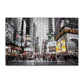 Cakapuzzle Büyükşehir Karmaşası ve İnsanlar 120 Parça Ahşap Puzzle