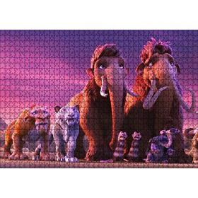 Cakapuzzle Buz Devri Manny Sid Ve Diego Görseli 120 Parça Ahşap Puzzle