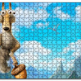 Cakapuzzle Buz Devri Sincap Scrat ve Fındık Görseli Mdf 255 Parça Puzzle