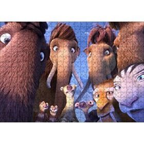 Cakapuzzle Buz Devri Tüm Karakterler 120 Parça Ahşap Puzzle