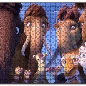 Cakapuzzle Buz Devri Tüm Karakterler Mdf 1000 Parça Puzzle