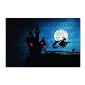 Cakapuzzle Cadı Evi 120 Parça Ahşap Puzzle