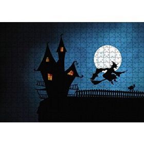 Cakapuzzle Cadı Evi 120 Parça Ahşap Puzzle