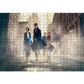 Cakapuzzle Canavarlar Bloklar Arasında Ahşap 500 Parça Puzzle