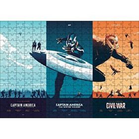 Cakapuzzle Captain America Üçlemesi 120 Parça Ahşap Puzzle