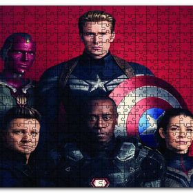Cakapuzzle Captain America Vision Hawkeye Ahşap 500 Parça Puzzle