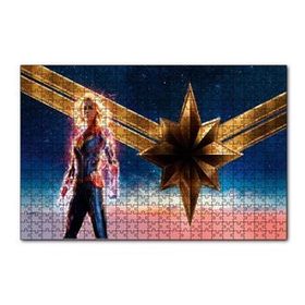 Cakapuzzle Captain Marvel Brie Larson 120 Parça Ahşap Puzzle
