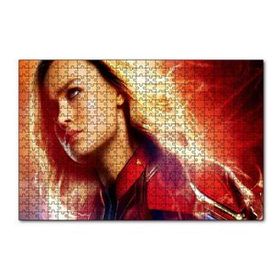 Cakapuzzle Captain Marvel Brie Larson 120 Parça Ahşap Puzzle