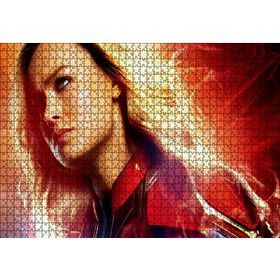 Cakapuzzle Captain Marvel Brie Larson 120 Parça Ahşap Puzzle