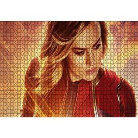 Cakapuzzle Captain Marvel Brie Larson 2 120 Parça Ahşap Puzzle