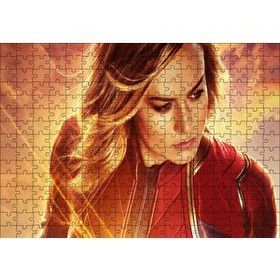 Cakapuzzle Captain Marvel Brie Larson 2 120 Parça Ahşap Puzzle