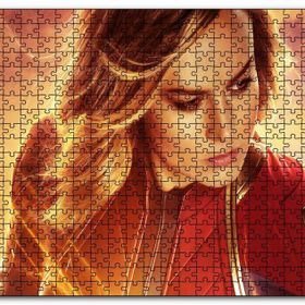 Cakapuzzle Captain Marvel Brie Larson 2 Ahşap 500 Parça Puzzle