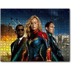 Cakapuzzle Captain Marvel Brie Larson Mdf 120 Parça Puzzle