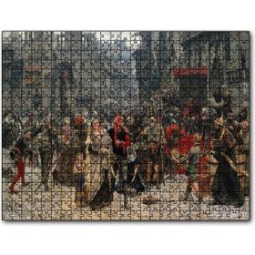 Cakapuzzle Carl Gustaf Hellqvist Ortaçağ Resmi Pazar Yeri Mdf 1000 Parça Puzzle
