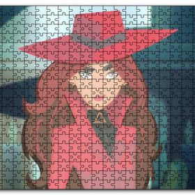 Cakapuzzle Carmen Sandiego Portre Mdf 1000 Parça Puzzle
