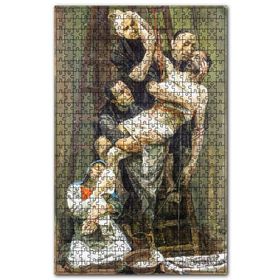 Cakapuzzle Çarmıhtan İndirilen İsa ve Havariler Ahşap 255 Parça Puzzle