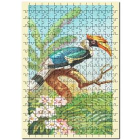Cakapuzzle Casqued Hornbill Kuş Görseli Mdf 500 Parça Puzzle