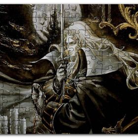Cakapuzzle Castlevania Games Mumlar Savaşçı Görseli Mdf 500 Parça Puzzle